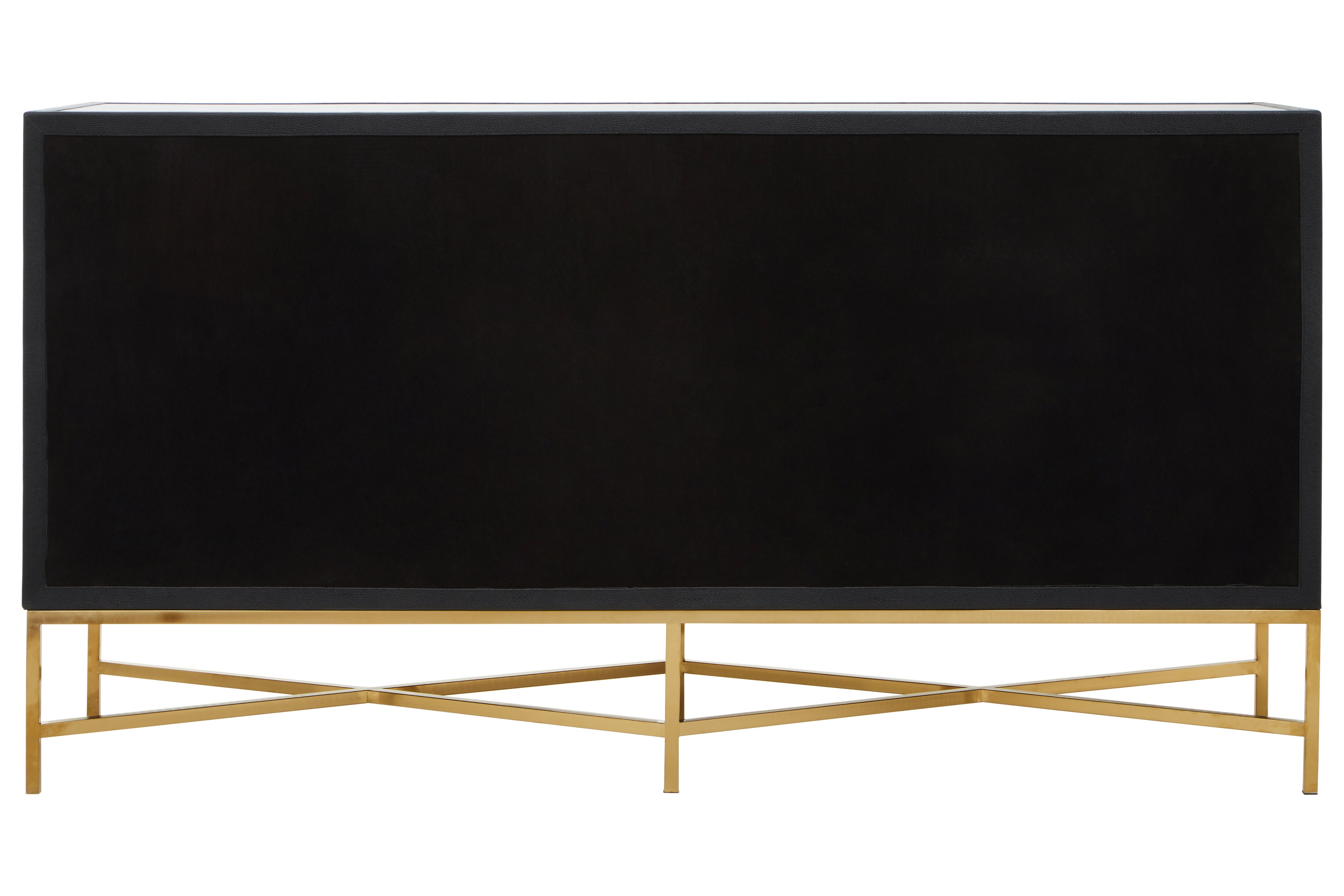 Murano Grey Shagreen & Gold Sideboard